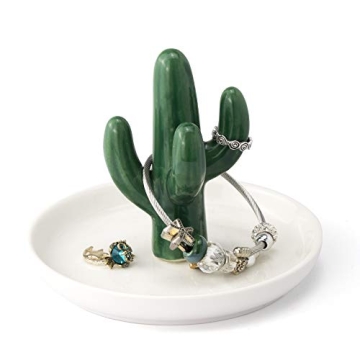 Charming Cactus Ring Holder for Jewelry Organization