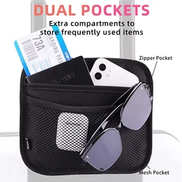 WALNEW Travel Cup Holders for Suitcase Handles - Travel Essential