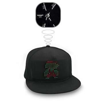 Stylish Busutu LED Cap With Programmable Display