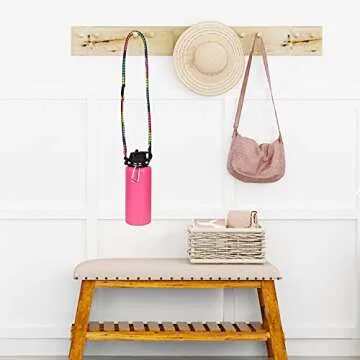 Versatile Wongeto Paracord Handle for Hydro Flask Bottles