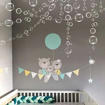 Transparent Bubble Garlands for Celebrations and Parties