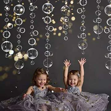 Transparent Bubble Garlands for Celebrations and Parties