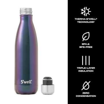 S'well 17oz Stainless Steel Water Bottle - Keeps Drinks Cold 36hrs