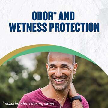 Gold Bond Men's Essentials Talc-Free Body Powder, 10 oz., Refresh 360 Scent, Wetness Protection