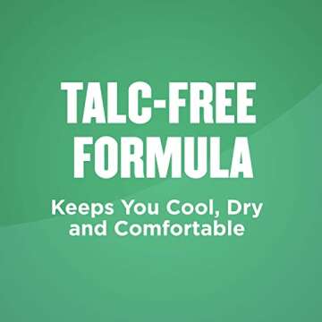 Gold Bond Men's Essentials Talc-Free Body Powder, 10 oz., Refresh 360 Scent, Wetness Protection