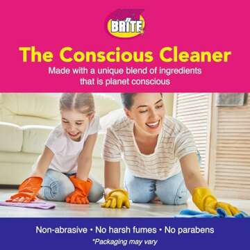 Quick N Brite Scum Off Shower Cleaner - No Scrub, No Harsh Chemical Daily Shower Cleaner, Multi-Surface All-Purpose Cleaner 16 Oz (Packaging May Vary)