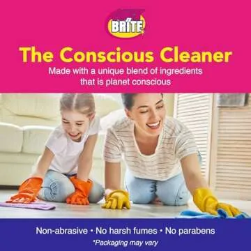 Quick N Brite Scum Off Shower Cleaner - No Scrub, No Harsh Chemical Daily Shower Cleaner, Multi-Surface All-Purpose Cleaner 16 Oz (Packaging May Vary)