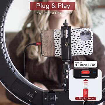 PIXEL Microphone for iPhone & iPad - MFi Certified