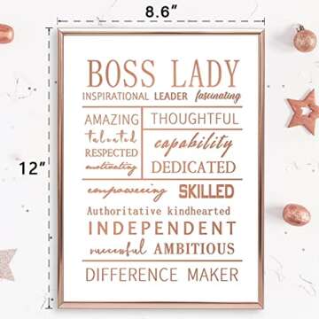 Boss Lady Bosses Day Gifts for Women - Stylish Decor
