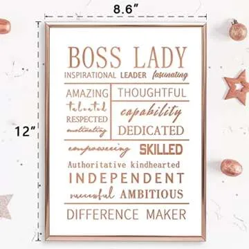 Boss Lady Bosses Day Gifts for Women - Stylish Decor