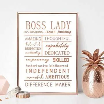 Boss Lady Bosses Day Gifts for Women - Stylish Decor
