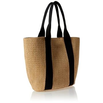 Stylish Functional Straw Tote Beach Bag by The Drop