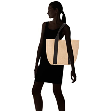 Stylish Functional Straw Tote Beach Bag by The Drop