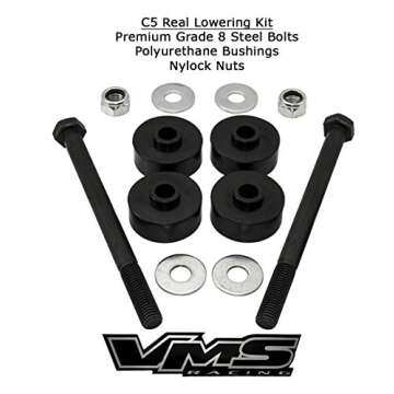 VMS Racing Rear Lowering Kit for Chevrolet Corvette C5