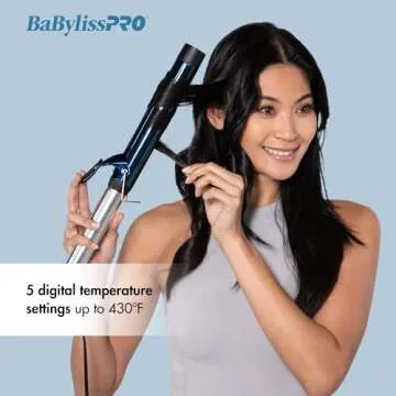 BaBylissPRO 1.5" Curling Iron for Long Hair