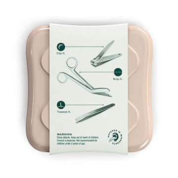 Welly First Aid Toolkit - Oops Equipment, Medical Scissors, Tweezers & Finger Nail Clippers - 3 ct