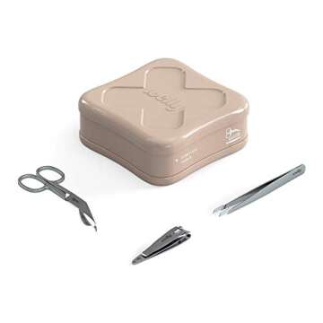 Welly First Aid Toolkit - Oops Equipment, Medical Scissors, Tweezers & Finger Nail Clippers - 3 ct