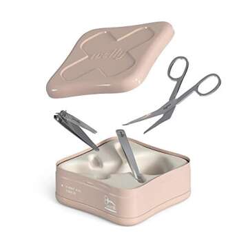 Welly First Aid Toolkit - Oops Equipment, Medical Scissors, Tweezers & Finger Nail Clippers - 3 ct