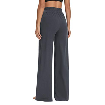 Sarin Mathews Womens Yoga Sweatpants Comfy Wide Leg Lounge
