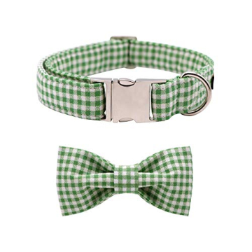 Stylish Adjustable Bowtie Dog Collar for Small Pets