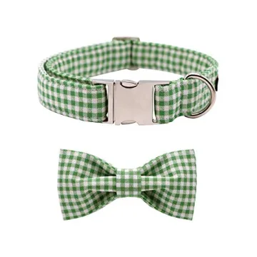 Stylish Adjustable Bowtie Dog Collar for Small Pets