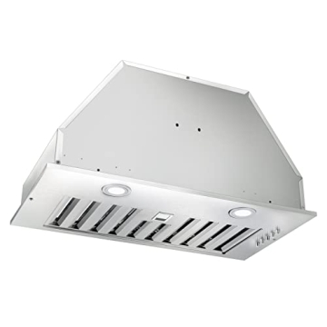 20" Stainless Steel Range Hood Insert 600 CFM