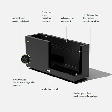 Veradek Long Box Planter - Durable Stylish Planter for All