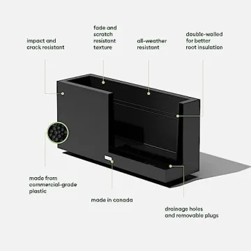 Veradek Long Box Planter - Durable Stylish Planter for All