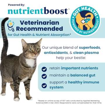 Solid Gold NutrientBoost Meal Topper for Cats - High Protein Crunchy Cat Treats Rich in Vitamins Min...