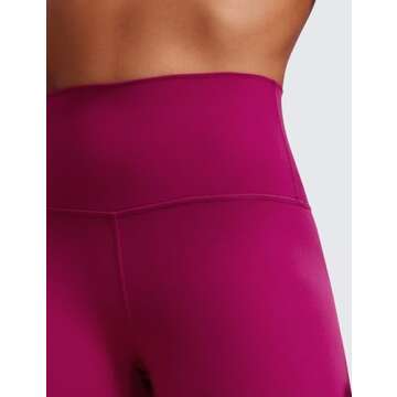 CRZ YOGA Butterluxe High Waisted Lounge Legging 25" - Buttery Soft Workout Yoga Pants for Women Magenta Purple Small