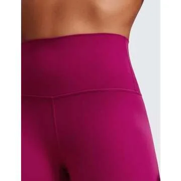 CRZ YOGA Butterluxe High Waisted Lounge Legging 25" - Buttery Soft Workout Yoga Pants for Women Magenta Purple Small