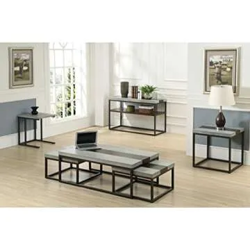 Artum Hill Rockwell Laptop Table, Concrete