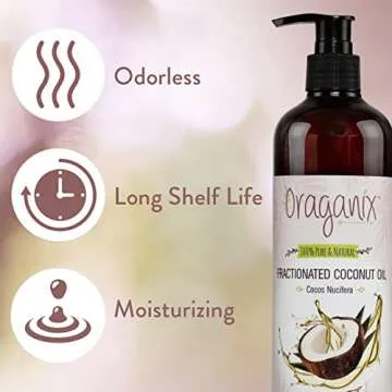 Fractionated Coconut Oil with Roller Bottles - 16 Oz Coconut Oil, 10ml Essential Oil Roller Bottles, Caps, Funnel and Bottle Opener - Carrier Oil for Essential Oils Mixing