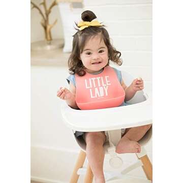 Bella Tunno Wonder Bib – Waterproof Silicone Bibs for Boys & Girls, Non-toxic & BPA Free Silicone ...