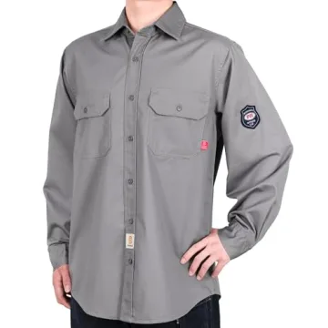 BOCOMAL Lightweight Summer FR Welding Shirts for Men