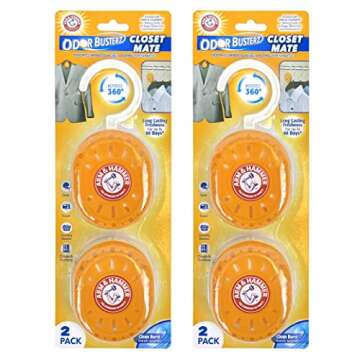 Arm & Hammer Odor Eliminating Bundle with Closet Mate & Odor Busterz Balls