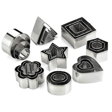 24 Piece Mini Cookie Cutter Set for Creative Baking