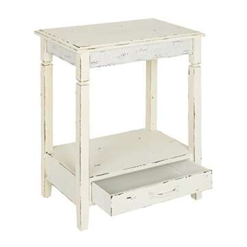 Kate and Laurel Idabelle Wood Side Table – Vintage Charm