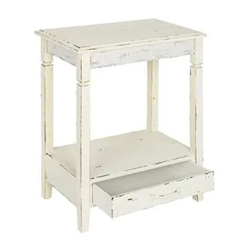 Kate and Laurel Idabelle Wood Side Table – Vintage Charm