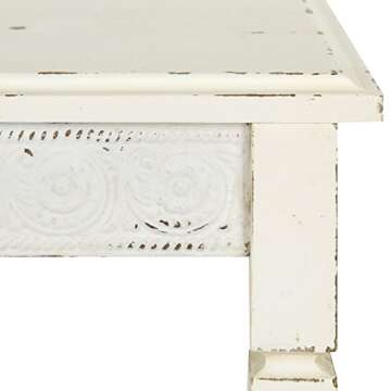 Kate and Laurel Idabelle Wood Side Table – Vintage Charm