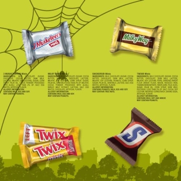 Halloween Candy Assortment - 110 Count Chocolate Bars