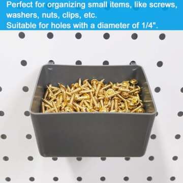 FRIMOONY Pegboard Hooks Assortment for Ultimate Organization