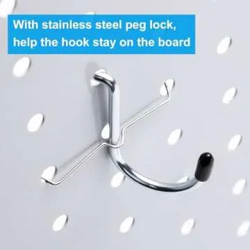 FRIMOONY Pegboard Hooks Assortment for Ultimate Organization
