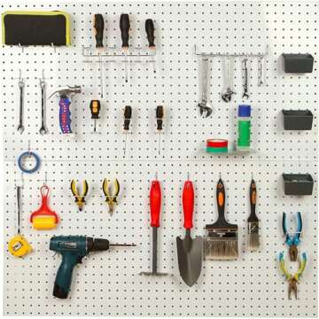 FRIMOONY Pegboard Hooks Assortment for Ultimate Organization
