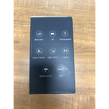 IHOXTX Wireless Security Camera with Solar Panel