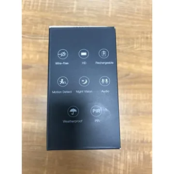 IHOXTX Wireless Security Camera with Solar Panel