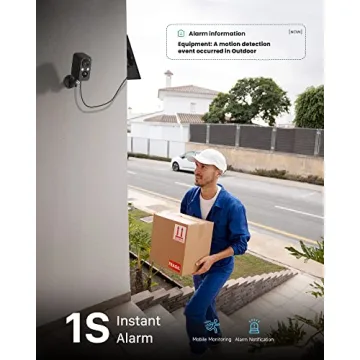 IHOXTX Wireless Security Camera with Solar Panel