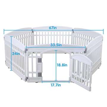 Secure Pet Playpen: The Perfect Indoor Outdoor Play Space for Small Pets