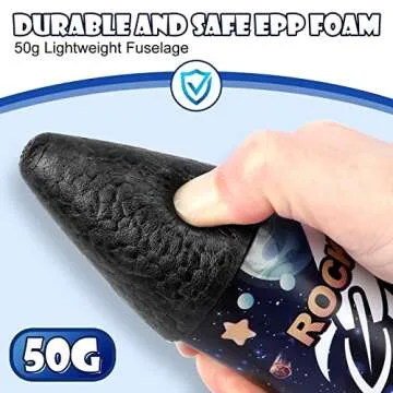 Motorized Rocket Toy for Kids - Launch up to 200 ft!