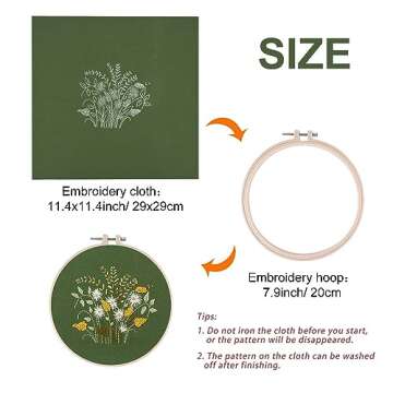 FEPITO Embroidery Starter Kit - Perfect for Beginners